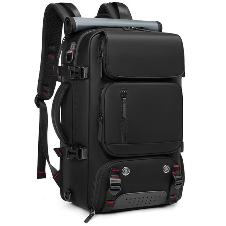 Rucsac Calatorie, Impermeabil, Ghiozdan Voiaj, Anti-transpiratie, Port pentru Incarcare USB, Antifurt, Multifunctional, Compartiment pentru Incaltaminte, Laptop 16 inch, Haine, Accesorii, Capacitate Mare 40 L, Negru
